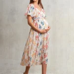 SERAPHINE - LUXE Vintage cvjetna haljina za trudnice i dojenje - "Ivey"