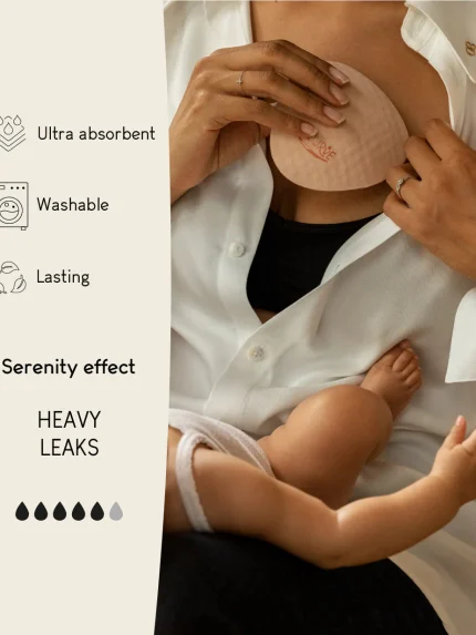 CACHE CŒUR - Višekratni ulošci za grudi "Normal leaks" (normalno curenje mlijeka)