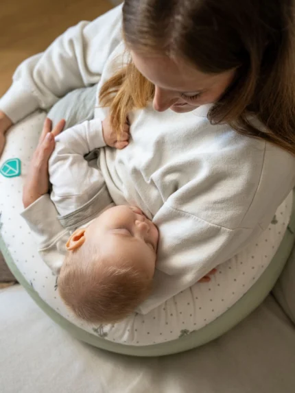 KOALA - Hugs Plus jastuk za trudnice i dojenje sa potporom za vrat - Zeleno-bijela